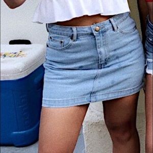 Jean skirt